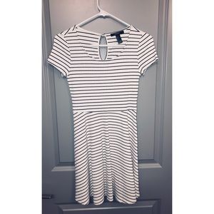 Striped Flirty Skater Dress